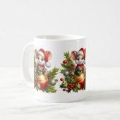 Mug Musique de la souris de Noël (Devant gauche)