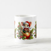 Mug Musique de la souris de Noël (Centre)