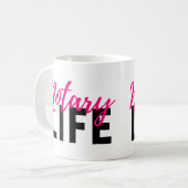 Mug Musique de la vie du notaire (Devant gauche)