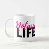 Mug Musique de la vie du notaire (Gauche)