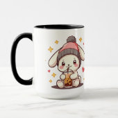 Mug Musique de lapin mignon (Gauche)
