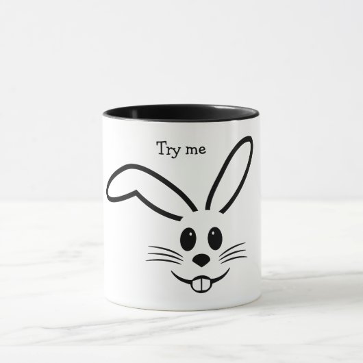 Mug Musique de lapin sarcastique (Centre)