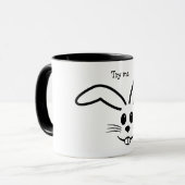 Mug Musique de lapin sarcastique (Devant gauche)