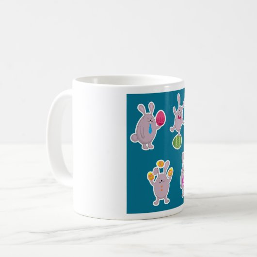 Mug Musique de lapins de Pâques (Devant gauche)