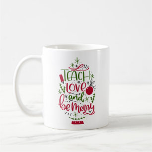 Mug Musique de l'enseignant de Noël