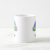 Mug Musique de l'enseignant en design arc-en-ciel (Centre)