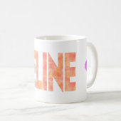 Mug Musique de ligne (Devant droit)