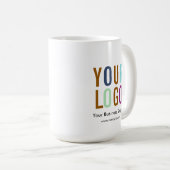 Mug Musique de logo d'entreprise personnalisée (Devant droit)