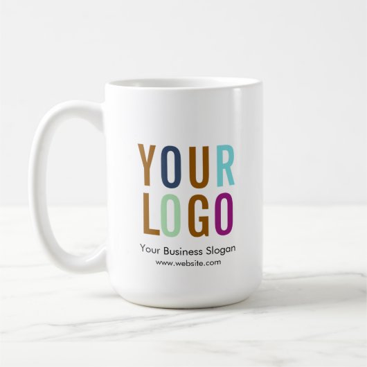Mug Musique de logo d'entreprise personnalisée (Gauche)