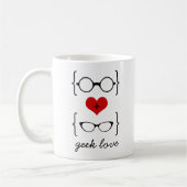 Mug Musique de lunettes Geeky (Gauche)