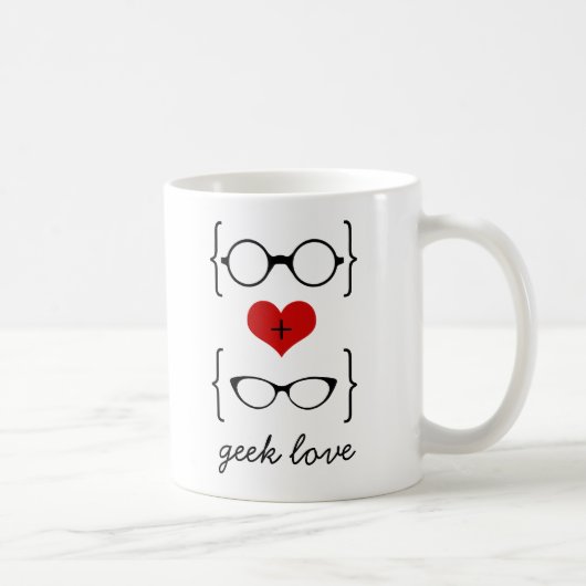 Mug Musique de lunettes Geeky (Droite)