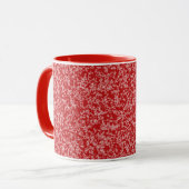 Mug Musique de marbre Rouge Faux (Devant gauche)