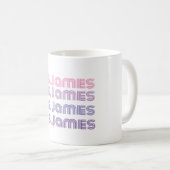 Mug Musique de mariée mariage personnalisée (Devant droit)