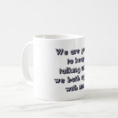 Mug Musique de mauvaise communication (Devant gauche)