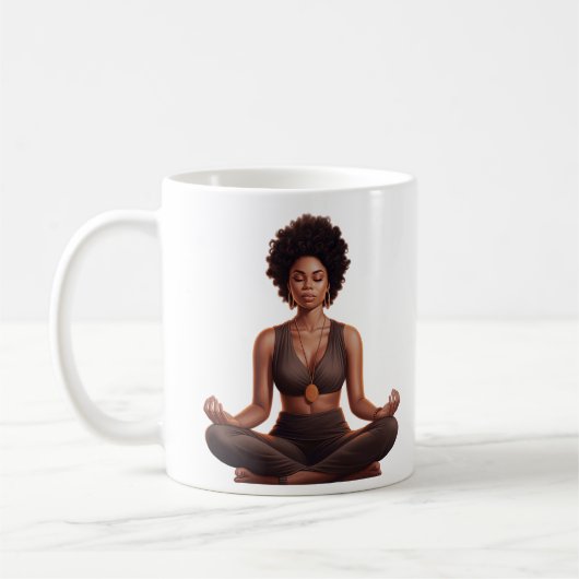 Mug Musique de méditation personnalisée (Gauche)