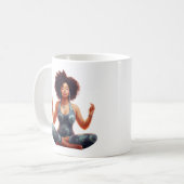 Mug Musique de méditation personnalisée (Devant gauche)