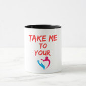 Mug Musique de message de brosse (Centre)
