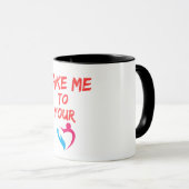 Mug Musique de message de brosse (Devant droit)