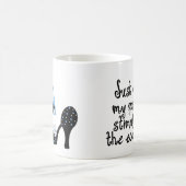 Mug Musique de mode bleue (Centre)