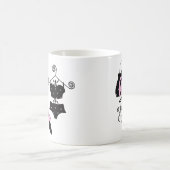 Mug Musique de mode rose (Centre)