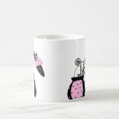 Mug Musique de mode rose (Centre)