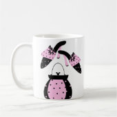 Mug Musique de mode rose (Gauche)