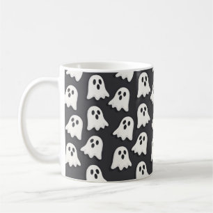 Mug Musique de Motif Éffrayant noir et blanc