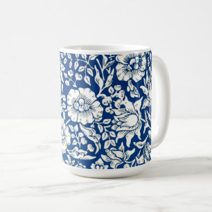 Mug Musique de motif vintage bleu-souffle
