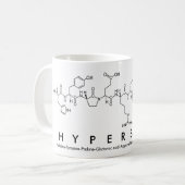 Mug Musique de mots du peptide hyperstar (Devant gauche)