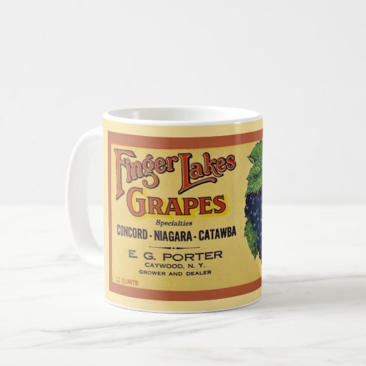 Mug Musique de New York Finger Lakes (Devant gauche)