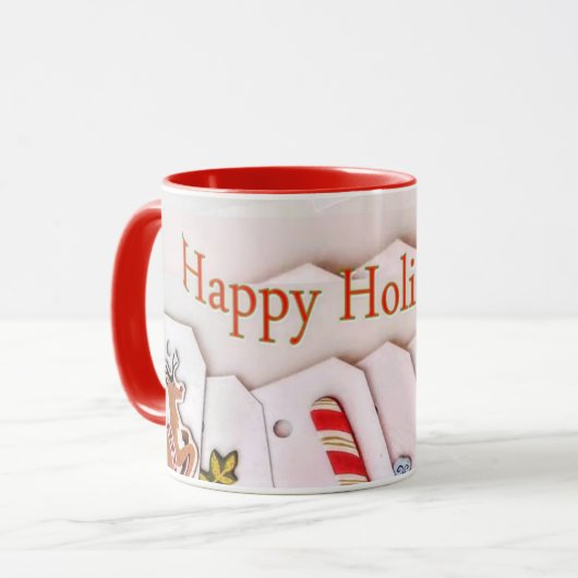 Mug Musique de Noël (Devant gauche)