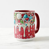 Mug Musique de Noël (Devant droit)
