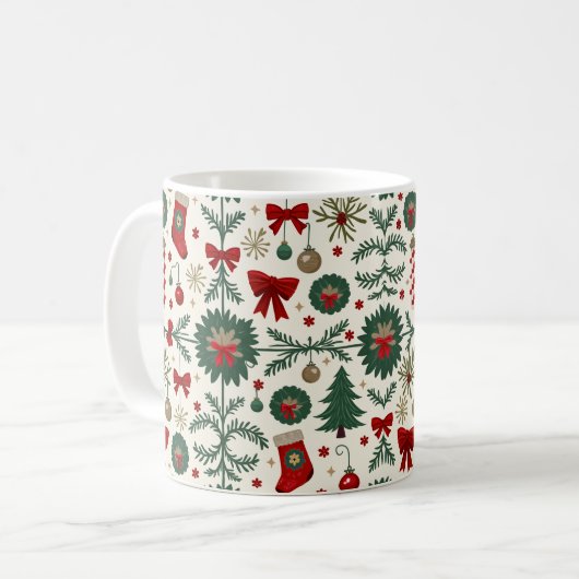 Mug Musique de Noël (Devant gauche)