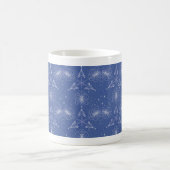 Mug Musique de Noël bleue (Centre)