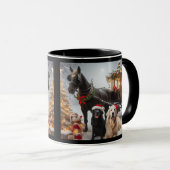 Mug Musique de Noël Carraige (Devant droit)