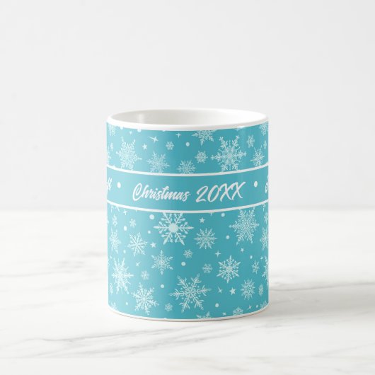 Mug Musique de Noël de flocon de neige (Centre)