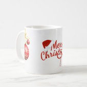 Mug Musique de Noël de la mariée blanche (Devant gauche)