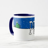 Mug Musique de Noël de la paix (Devant gauche)