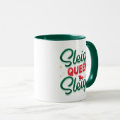 Mug Musique de Noël de la reine Sleigh (Devant droit)