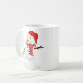 Mug Musique de Noël de Snowman (Devant gauche)