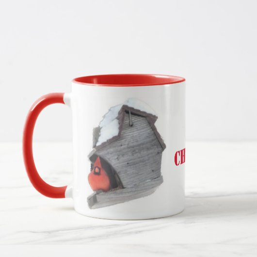 Mug Musique de Noël du cardinal (Gauche)