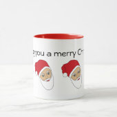 Mug Musique de Noël du Père Noël (Centre)