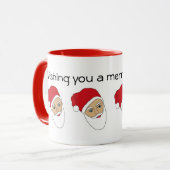 Mug Musique de Noël du Père Noël (Devant gauche)