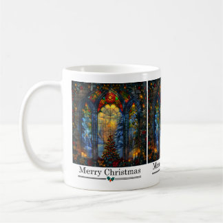 Mug Musique de Noël en verre tendu