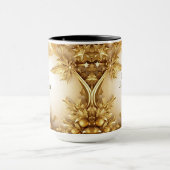 Mug Musique de Noël Feuille d'or (Centre)