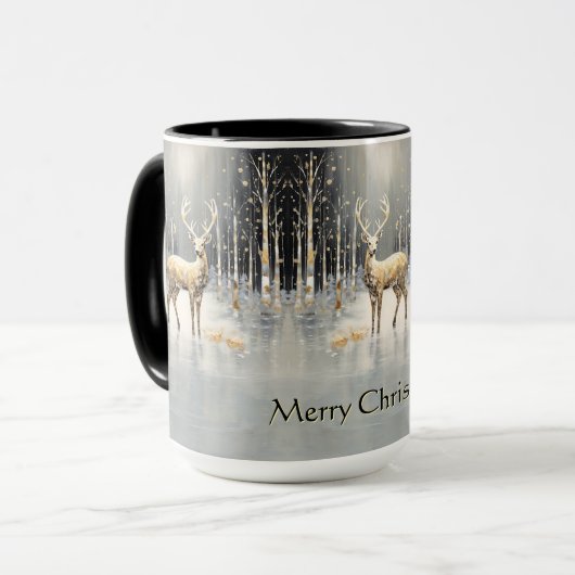 Mug Musique de Noël Gold Reindeer (Devant gauche)