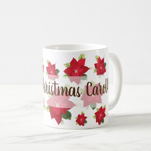 Mug Musique de Noël personnalisée (Devant droit)