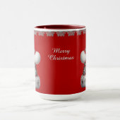 Mug Musique de Noël Red Santa Hat (Centre)