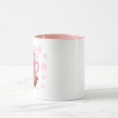 Mug Musique de Noël rose (Centre)