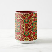Mug Musique de Noël Rouge Gold (Centre)